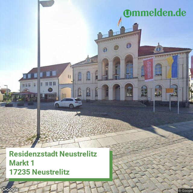 130710110110 streetview amt Neustrelitz Residenzstadt