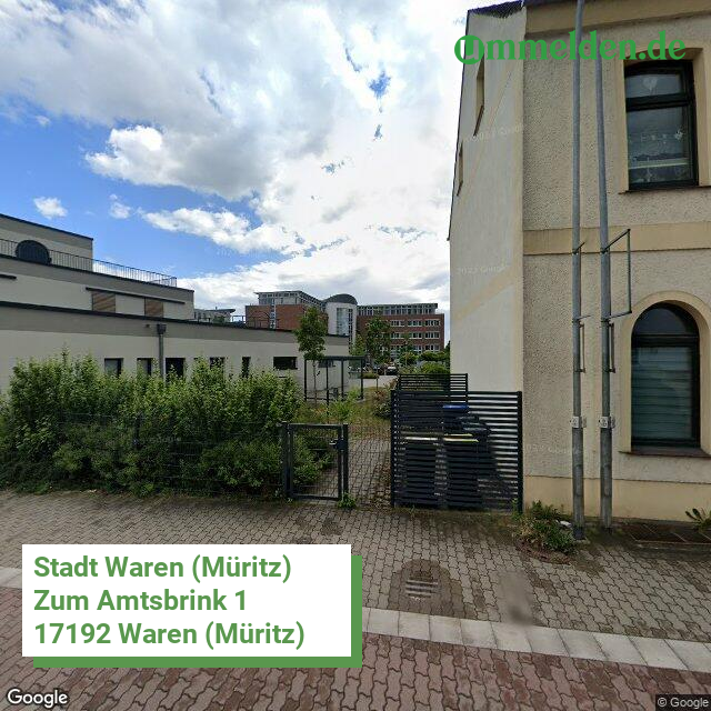 130710156156 streetview amt Waren Mueritz Stadt