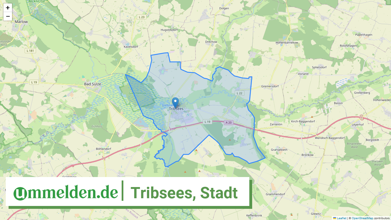 130735360093 Tribsees Stadt