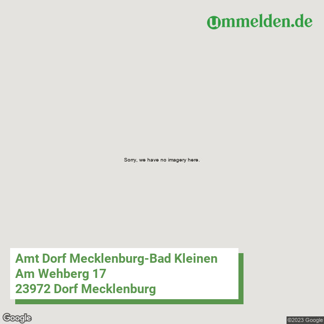 130745451 streetview amt Amt Dorf Mecklenburg Bad Kleinen