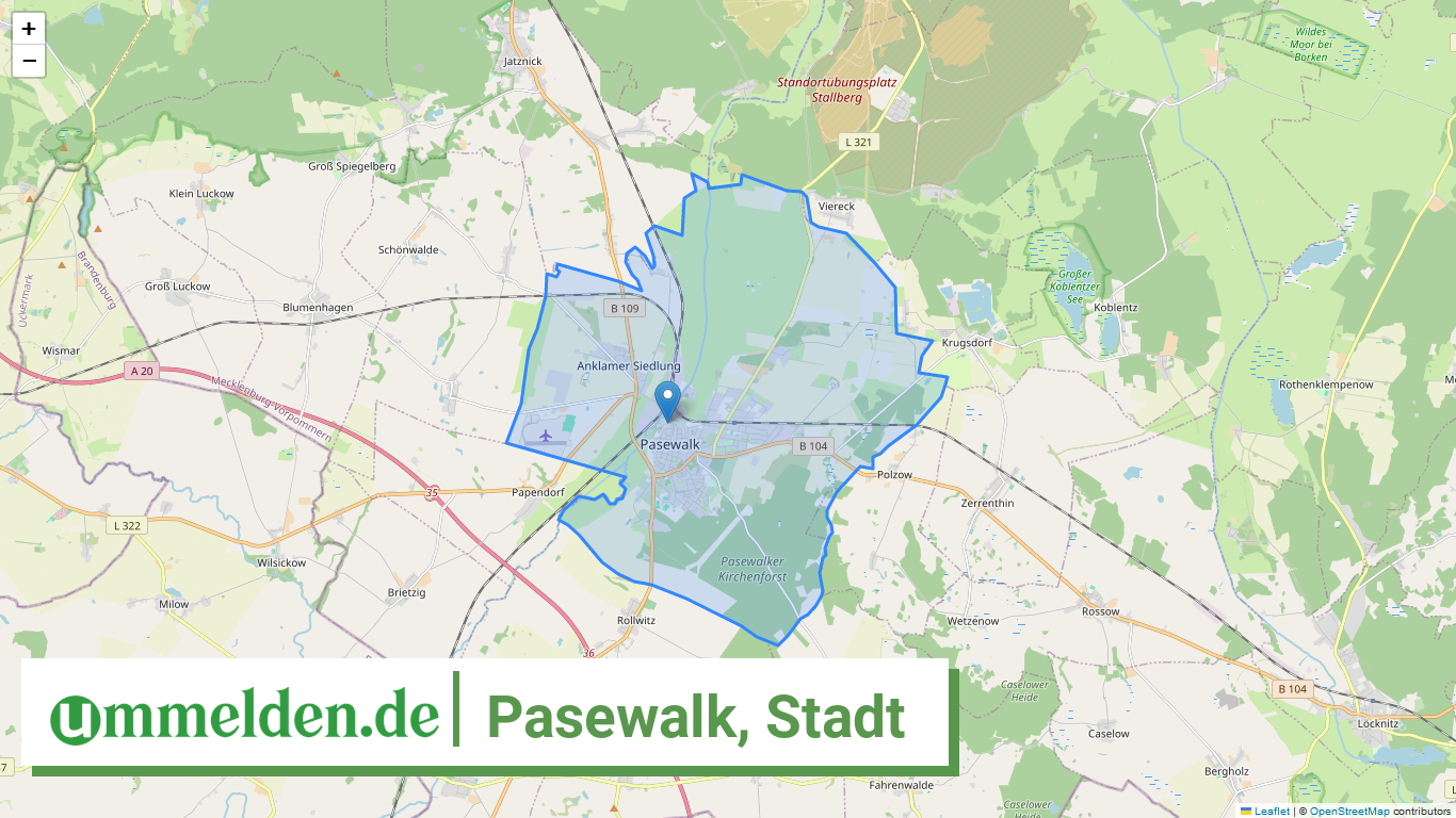 130750105105 Pasewalk Stadt