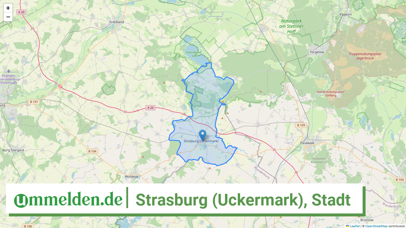 130750130130 Strasburg Uckermark Stadt