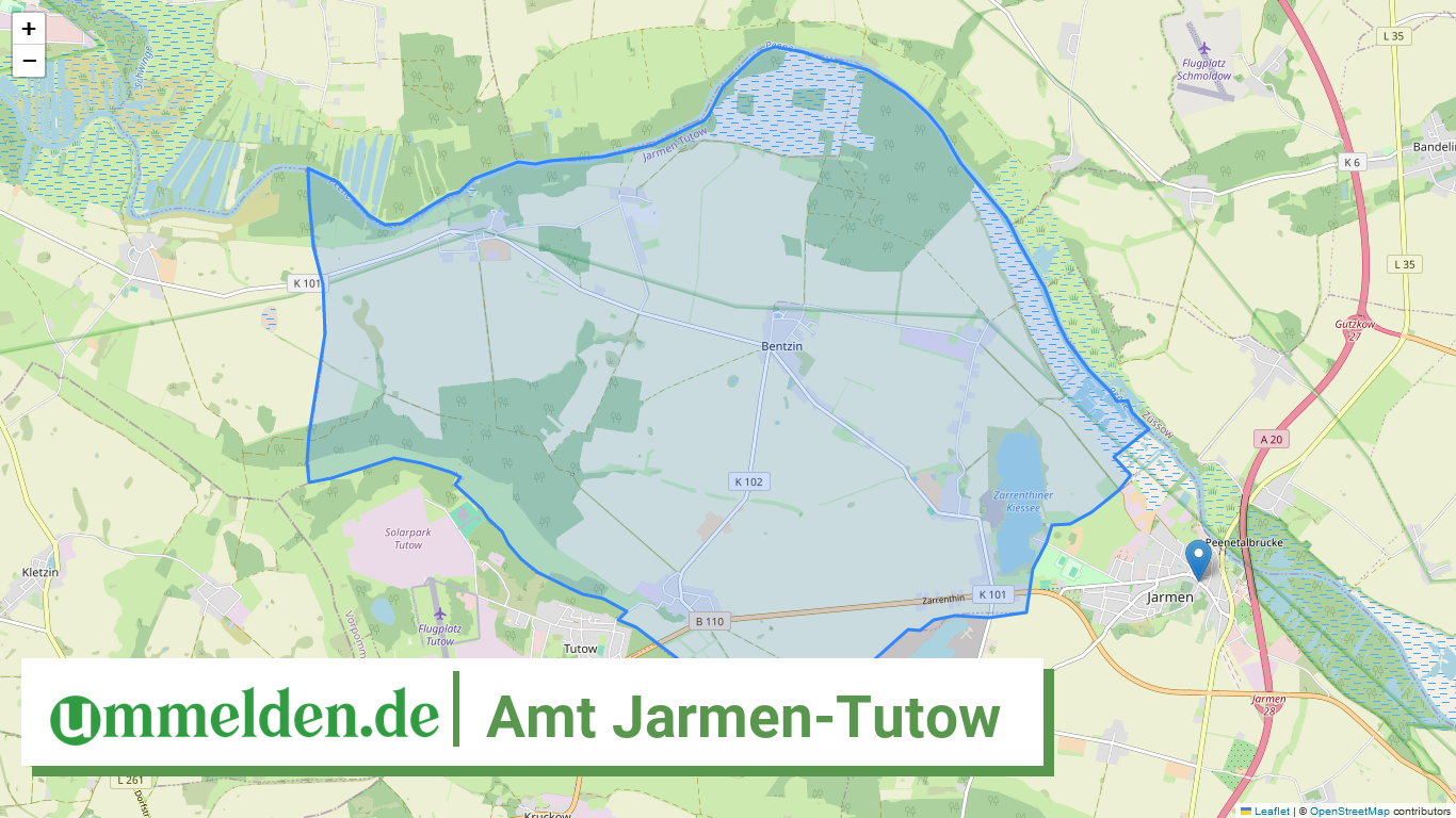 130755554 Amt Jarmen Tutow