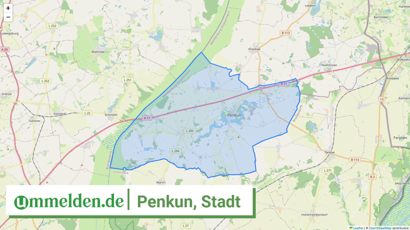 130755556107 Penkun Stadt