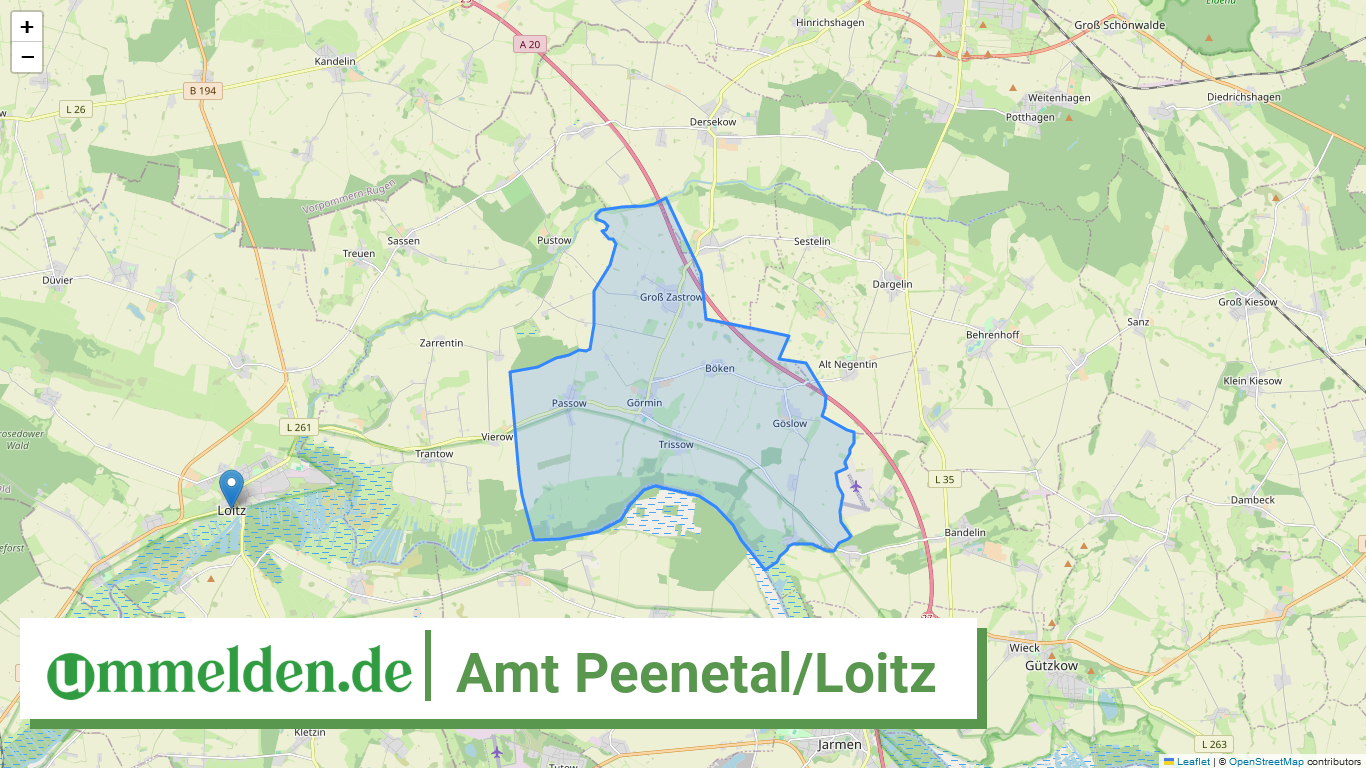 130755558 Amt Peenetal Loitz