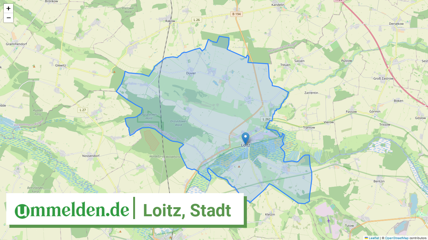 130755558082 Loitz Stadt