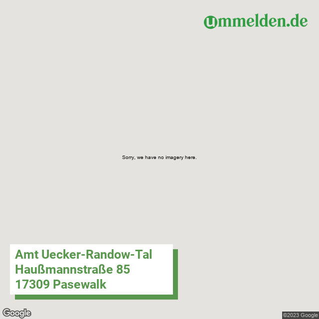 130755560 streetview amt Amt Uecker Randow Tal