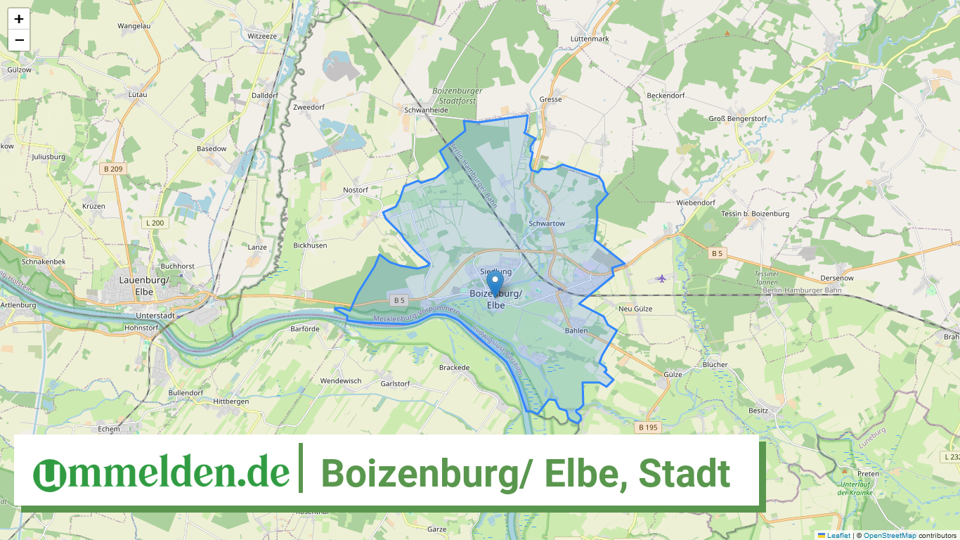 130760014014 Boizenburg Elbe Stadt