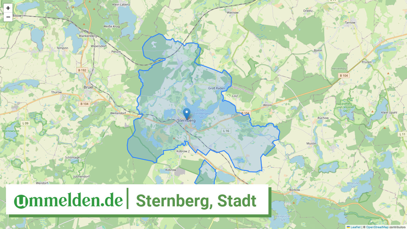 130765664128 Sternberg Stadt