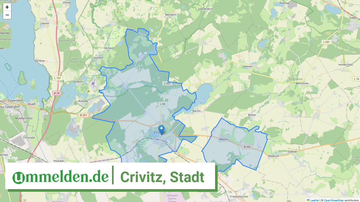 130765668025 Crivitz Stadt