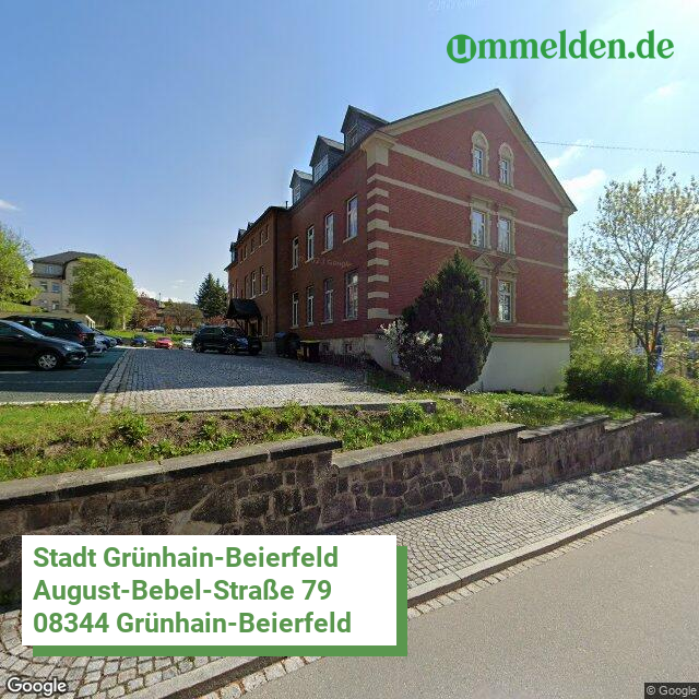 145210260260 streetview amt Gruenhain Beierfeld Stadt