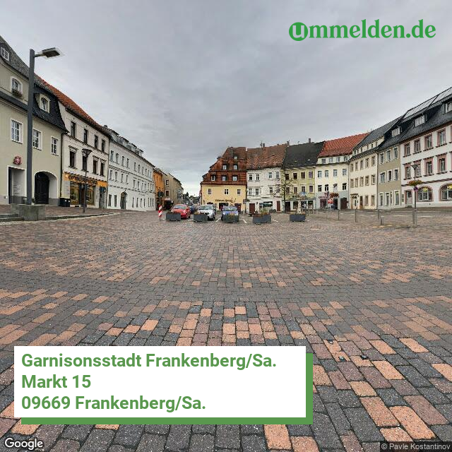 145220150150 streetview amt Frankenberg Sa. Stadt Garnisonsstadt