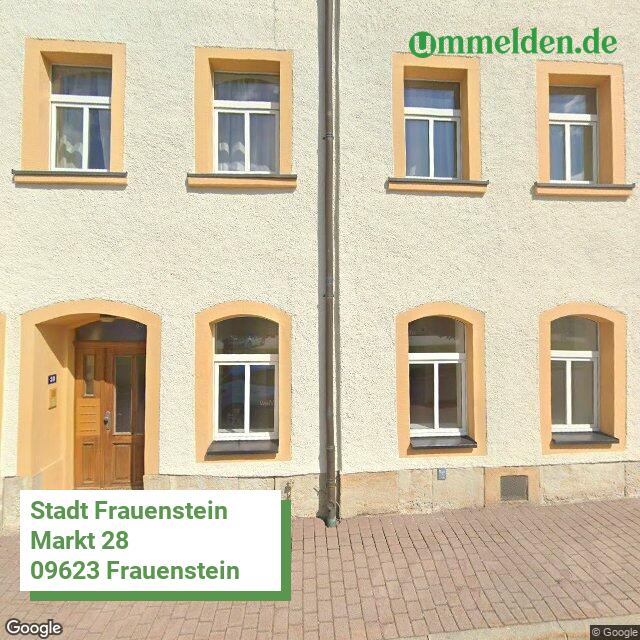 145220170170 streetview amt Frauenstein Stadt