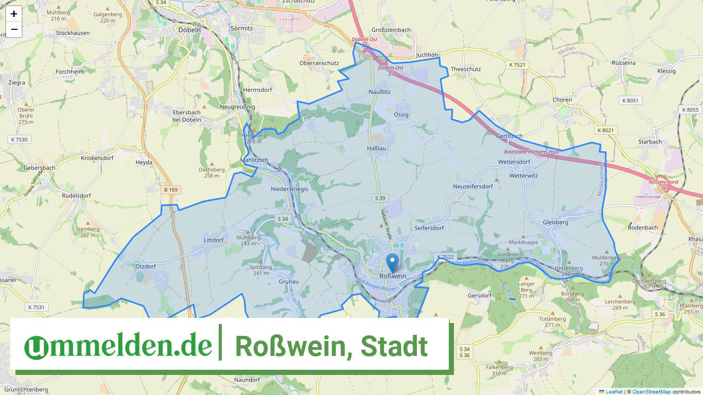 145220510510 Rosswein Stadt