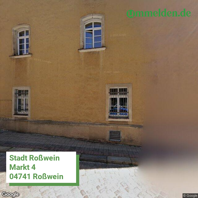 145220510510 streetview amt Rosswein Stadt