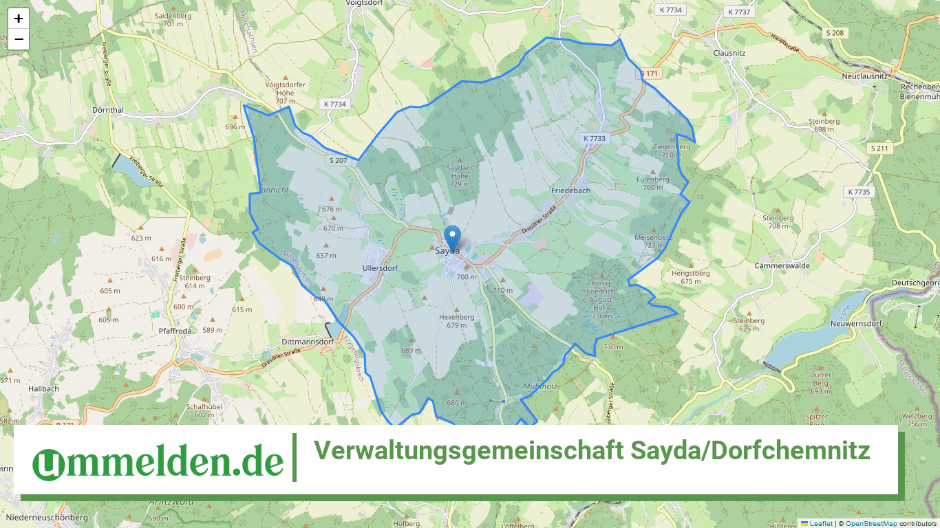 145225129 Verwaltungsgemeinschaft Sayda Dorfchemnitz