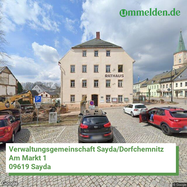 145225129 streetview amt Verwaltungsgemeinschaft Sayda Dorfchemnitz