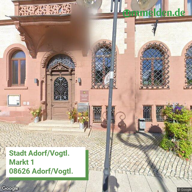 145230010010 streetview amt Adorf Vogtl. Stadt