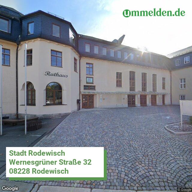 145230360360 streetview amt Rodewisch Stadt