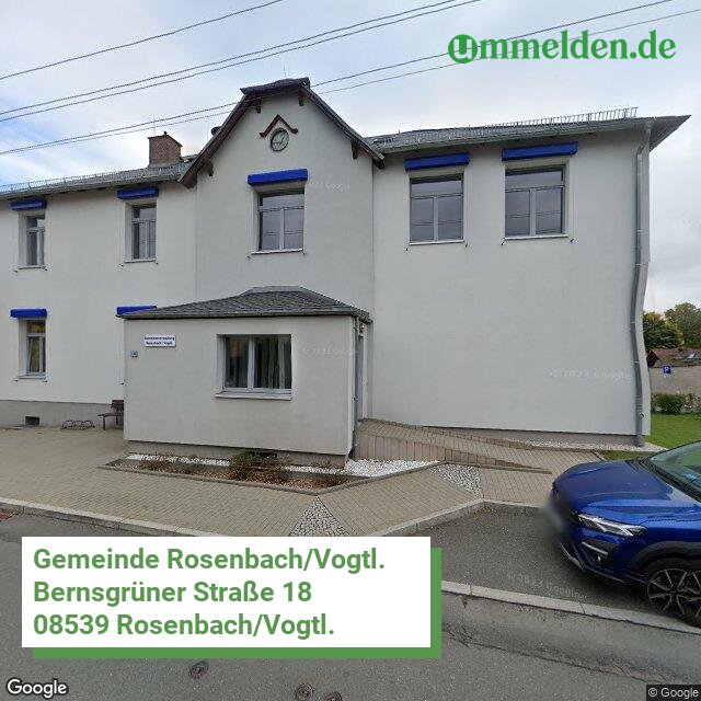 145230365365 streetview amt Rosenbach Vogtl
