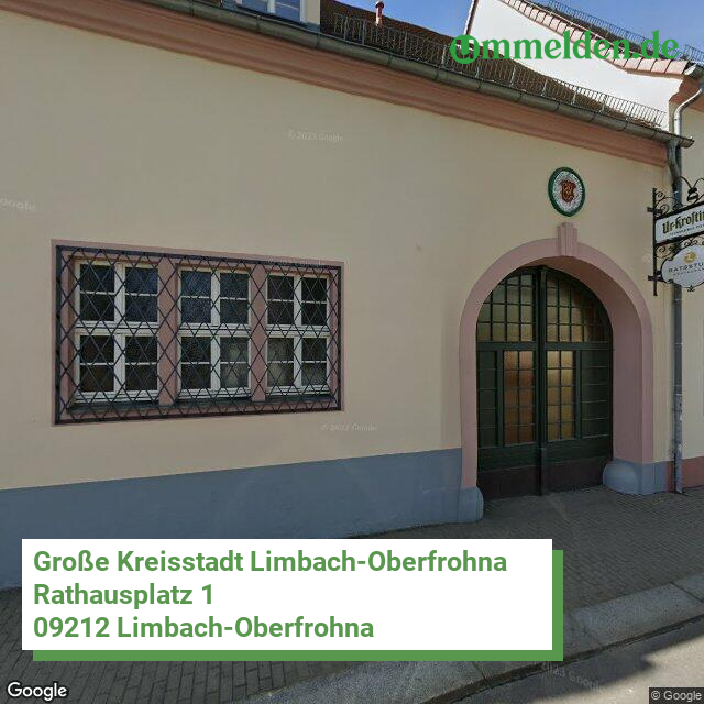 145245114180 streetview amt Limbach Oberfrohna Stadt