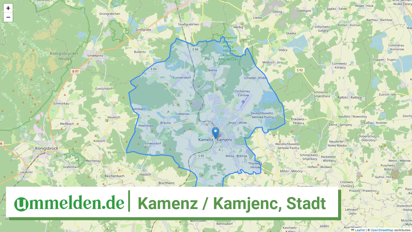 146250250250 Kamenz Kamjenc Stadt