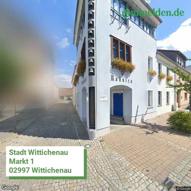 146250640640 streetview amt Wittichenau Kulow Stadt
