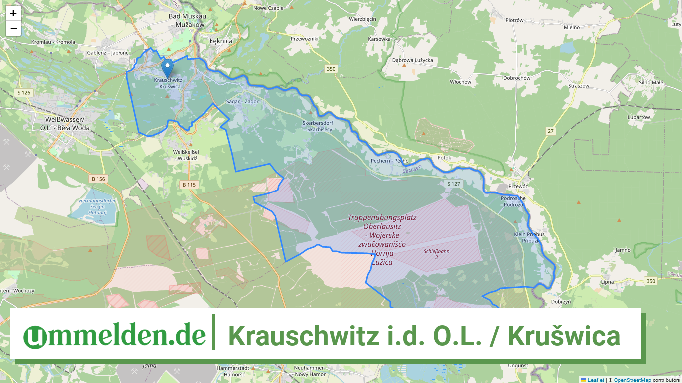 146260250250 Krauschwitz i.d. O.L. Kruswica