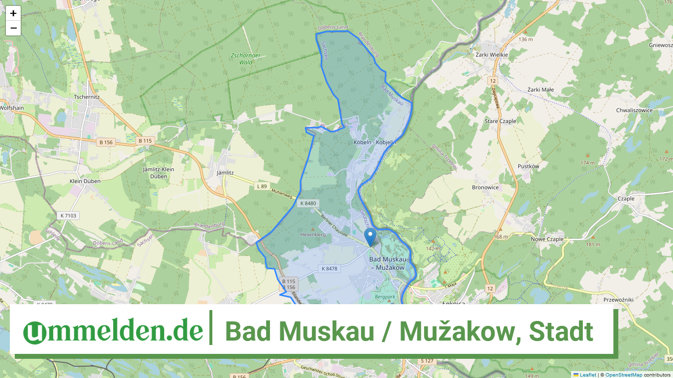 146265203010 Bad Muskau Muzakow Stadt