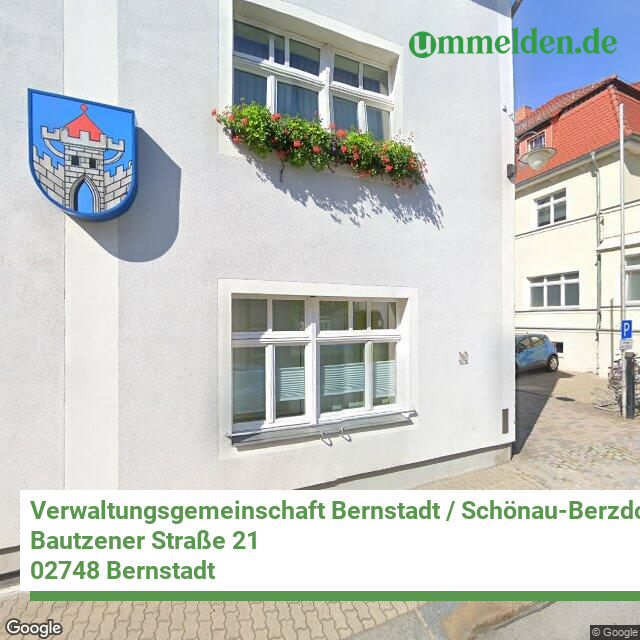 146265206 streetview amt Verwaltungsgemeinschaft Bernstadt Schoenau Berzdorf