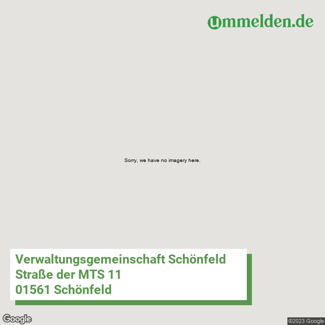 146275238 streetview amt Verwaltungsgemeinschaft Schoenfeld