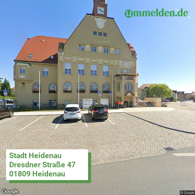 146280160160 streetview amt Heidenau Stadt