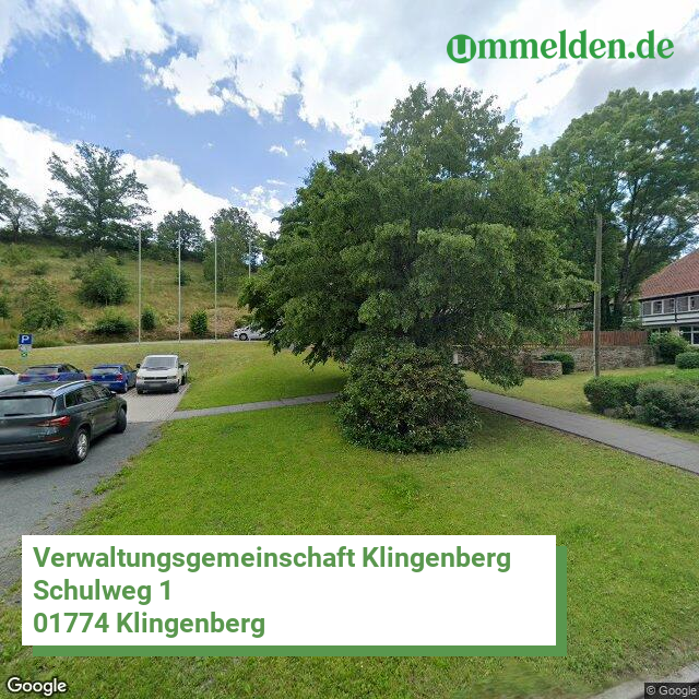 146285230 streetview amt Verwaltungsgemeinschaft Klingenberg