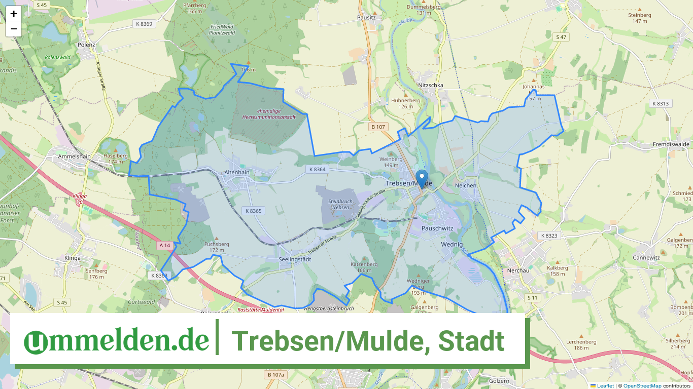 147290400400 Trebsen Mulde Stadt