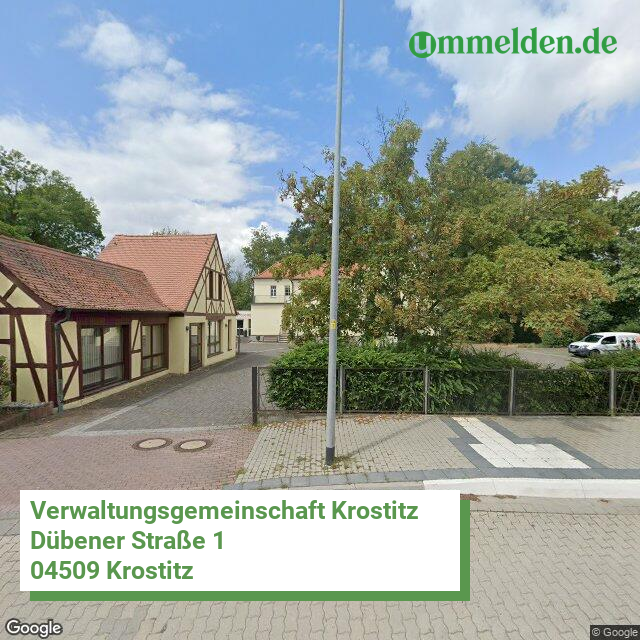 147305306 streetview amt Verwaltungsgemeinschaft Krostitz