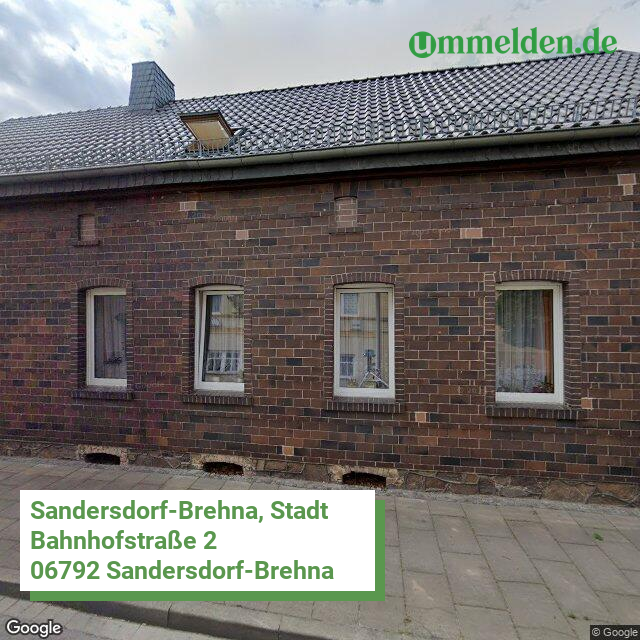 150820340340 streetview amt Sandersdorf Brehna Stadt