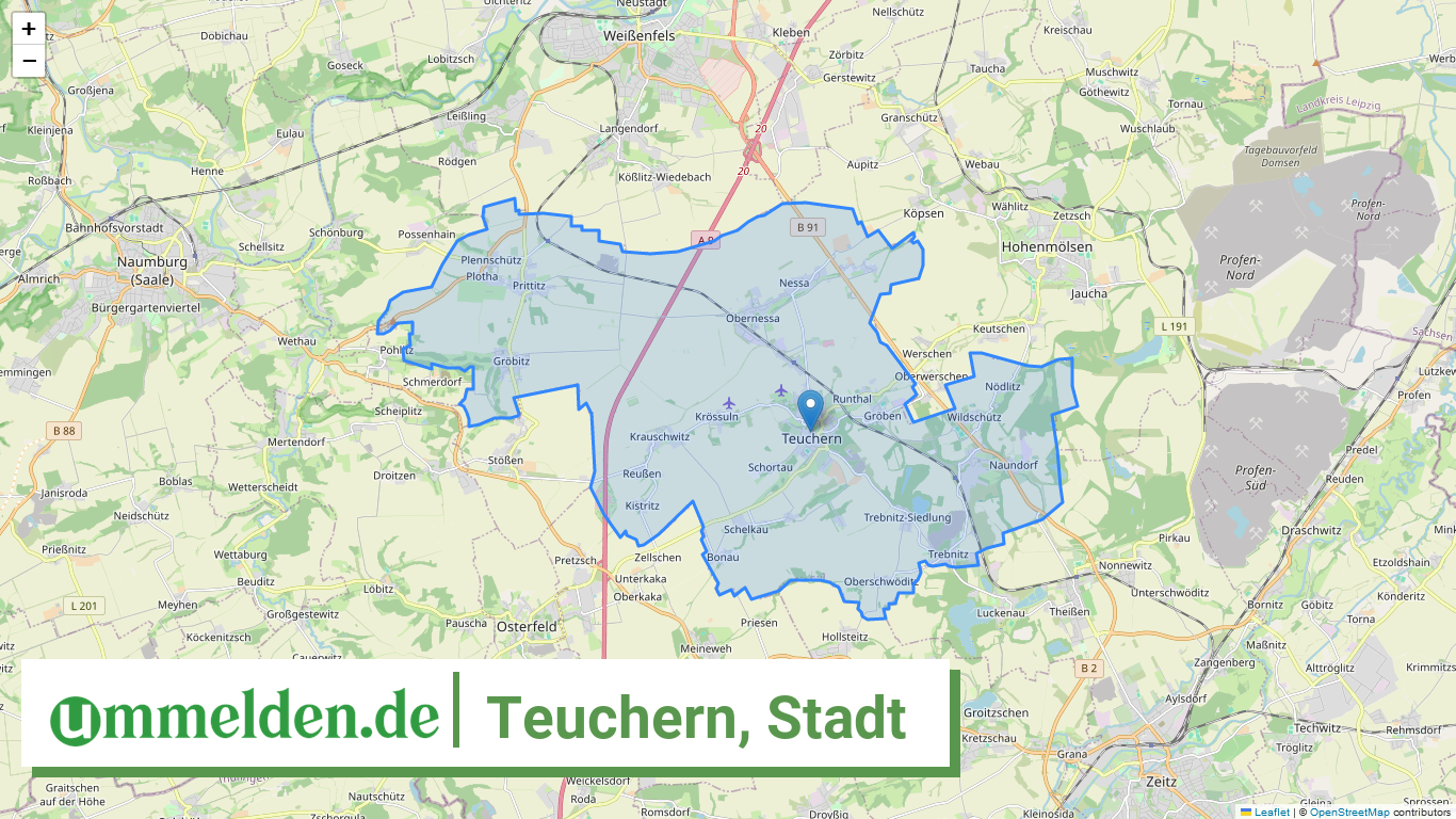 150840490490 Teuchern Stadt