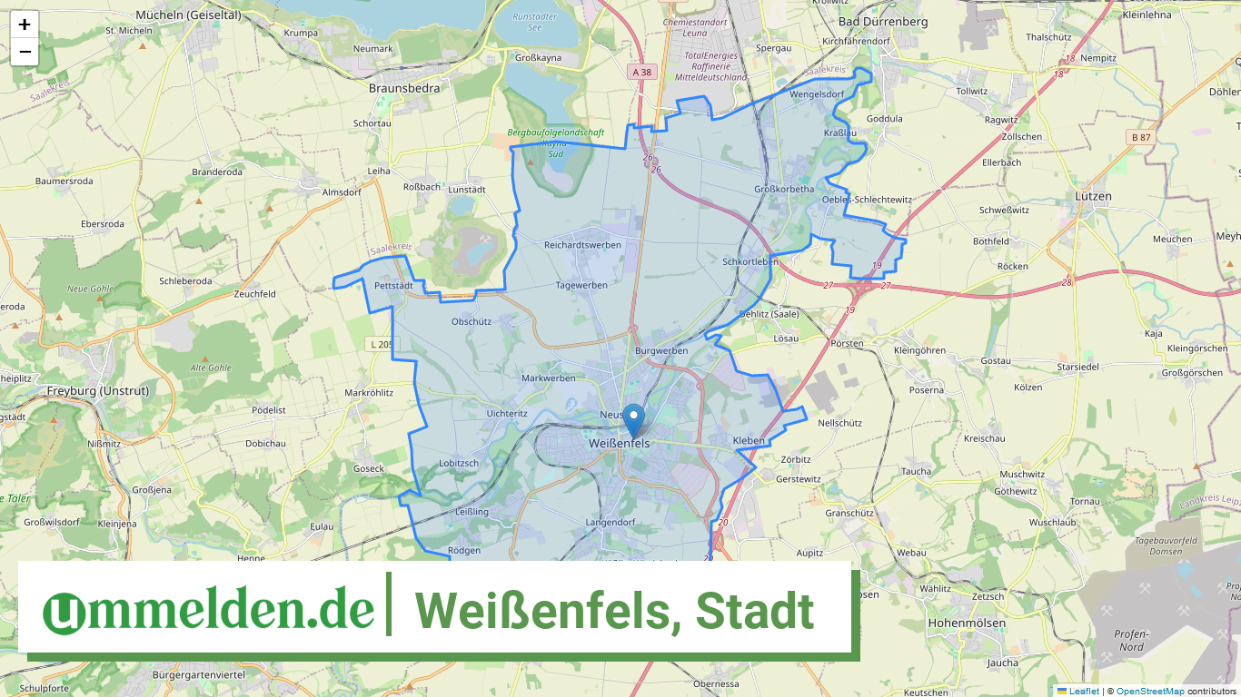 150840550550 Weissenfels Stadt