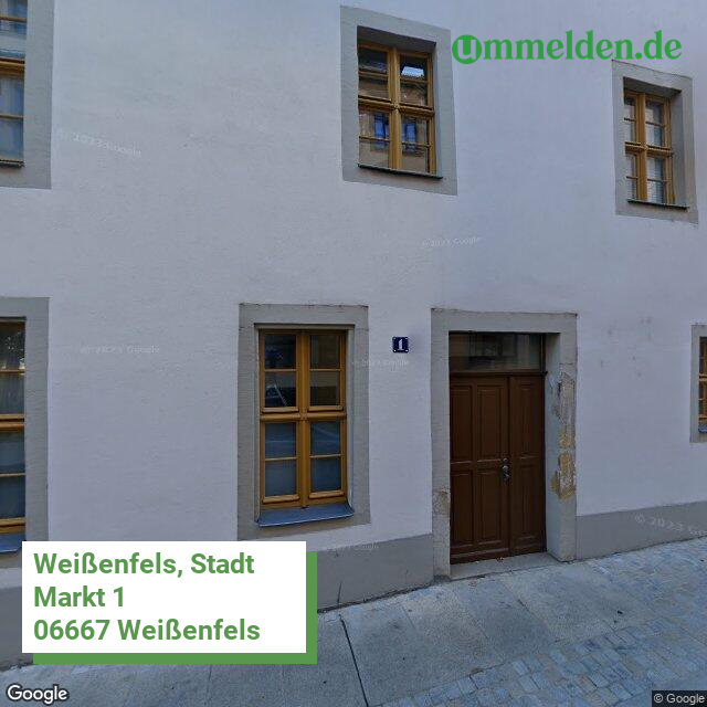 150840550550 streetview amt Weissenfels Stadt