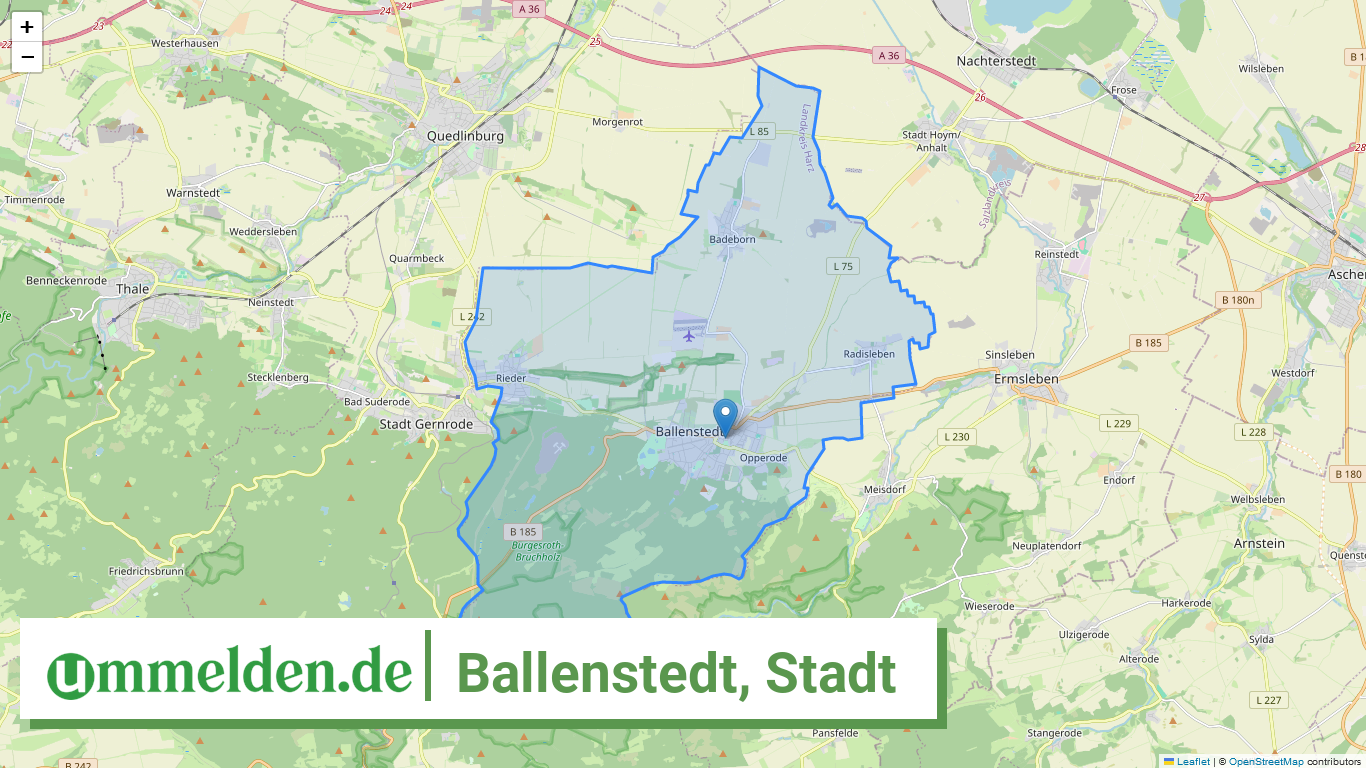 150850040040 Ballenstedt Stadt