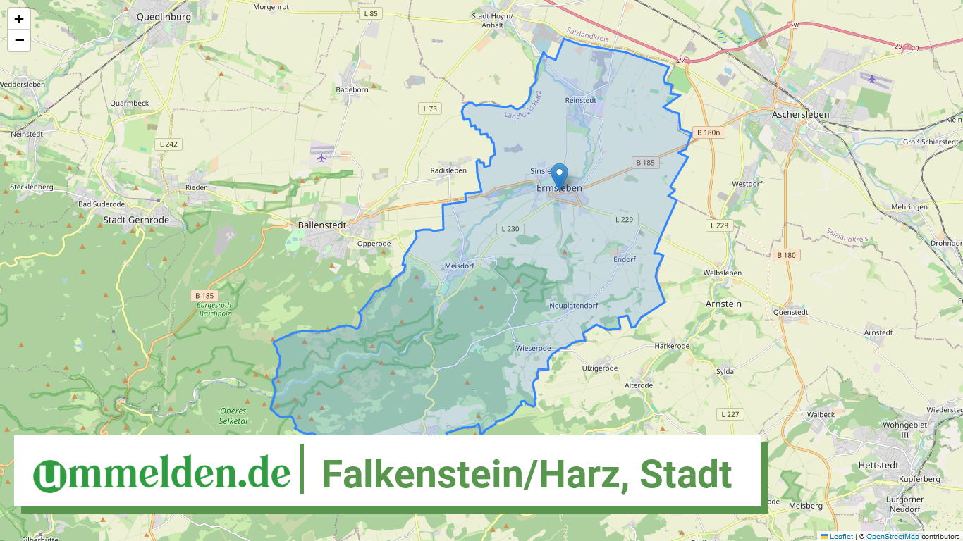 150850110110 Falkenstein Harz Stadt