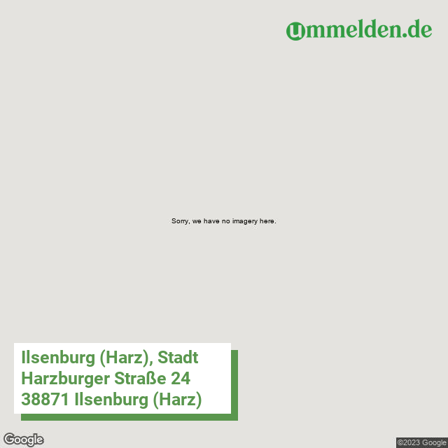 150850190190 streetview amt Ilsenburg Harz Stadt