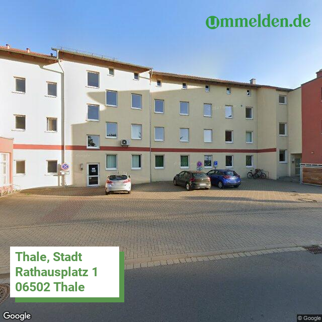 150850330330 streetview amt Thale Stadt