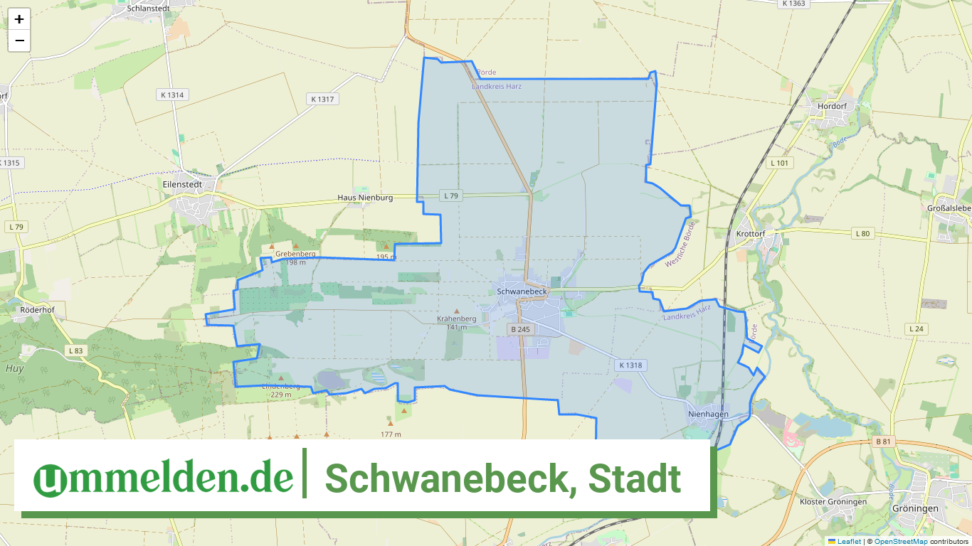 150855051285 Schwanebeck Stadt