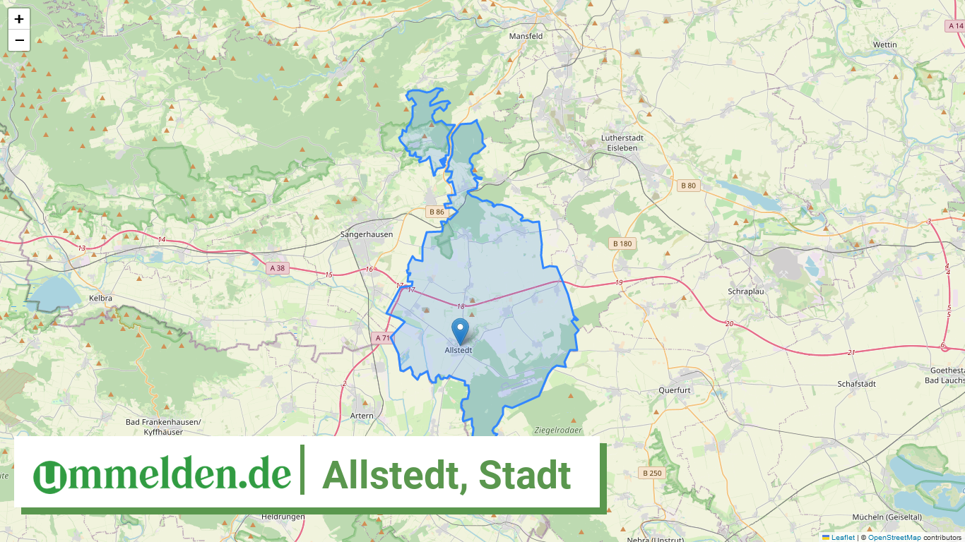 150870015015 Allstedt Stadt