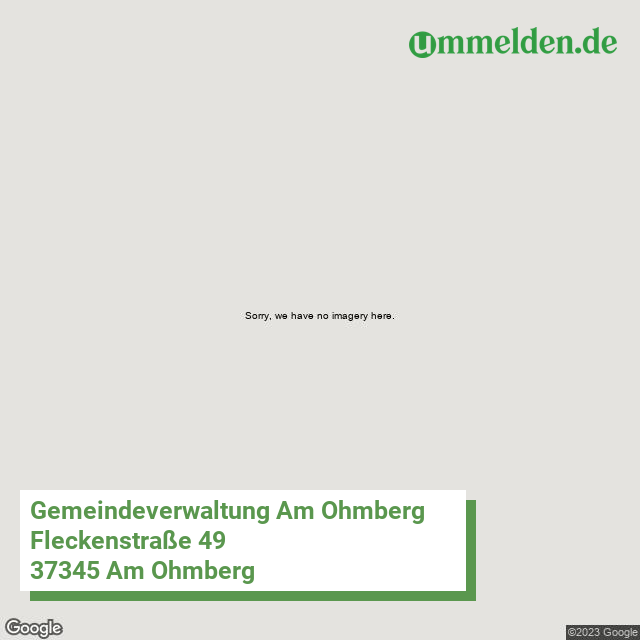 160610116116 streetview amt Am Ohmberg