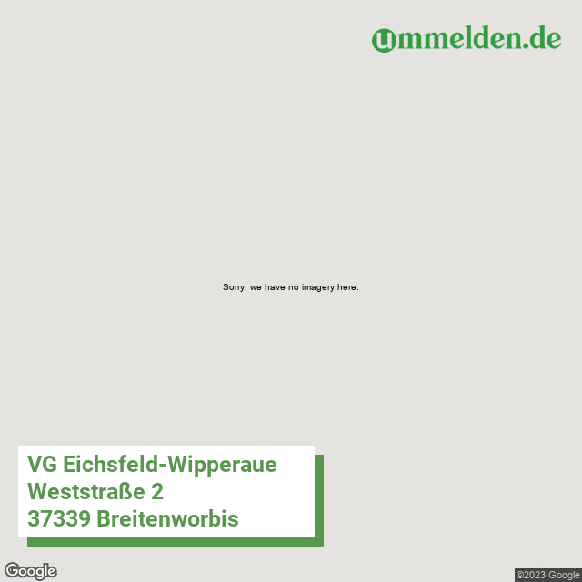 160615006 streetview amt VG Eichsfeld Wipperaue