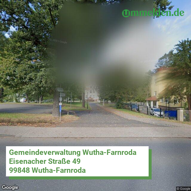 160630092092 streetview amt Wutha Farnroda