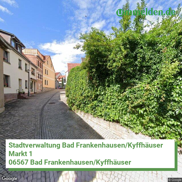160650003003 streetview amt Bad Frankenhausen Kyffhaeuser Stadt