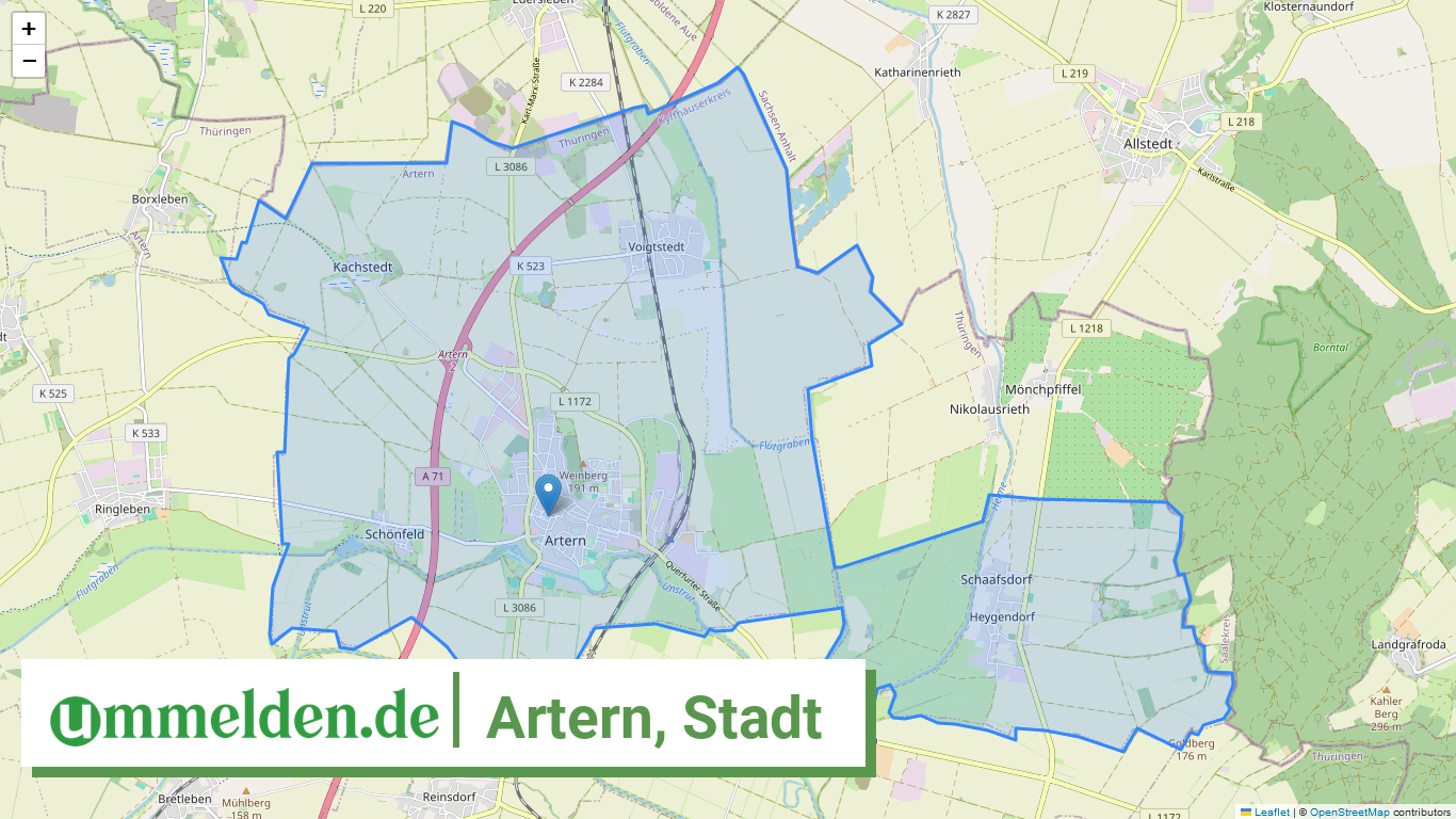 160655055086 Artern Stadt